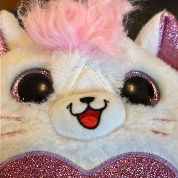 Rainbocorns Mermaidsorn Plush Cat Toy with Pink Sparkly - Picture 2 of 7